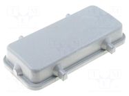 Protection cover; size 16B; Han; for double latch; thermoplastic HARTING