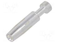 Contact; female; silver plated; 1mm2; crimped; for cable TE Connectivity