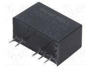 Converter: DC/DC; 1W; Uin: 21.6÷26.4V; Uout: 9VDC; Uout2: -9VDC; SIP7 MEAN WELL