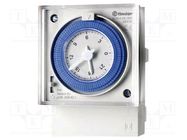 Programmable time switch; 15min÷24h; SPDT; 250VAC/16A; on panel FINDER