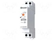 Staircase timer; for DIN rail mounting; 230VAC; SPST-NO; IP20 FINDER