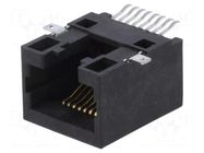 Connector: RJ45; socket; PIN: 8; Cat: 5; 8p8c; SMT; horizontal ENCITECH