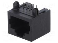 Connector: RJ45; socket; PIN: 8; Cat: 5; 8p8c; THT; angled ENCITECH