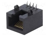 Connector: RJ45; socket; PIN: 8; Cat: 5; 8p8c; THT; angled ENCITECH