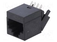 Connector: RJ45; socket; PIN: 8; Cat: 5; 8p8c; THT; angled ENCITECH
