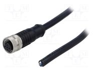 Connector: M12; plug; PIN: 5; female; B code-Profibus; IP65,IP67 DEGSON ELECTRONICS