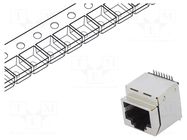 Connector: RJ45; socket; PIN: 8; Cat: 5; shielded; 8p8c; SMT; vertical ENCITECH