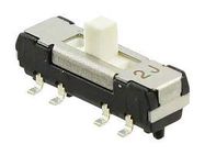 SLIDE SWITCH, DP3T, 0.2A, 12VDC, SMD