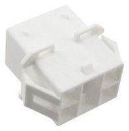 CONNECTOR HOUSING, RCPT, 2POS, POLYESTER