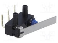 Microswitch SNAP ACTION; 0.1A/125VAC; 2A/12VDC; with lever; SPDT OMRON Electronic Components