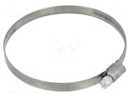 Worm gear clamp; W: 9mm; Clamping: 80÷100mm; D; W2; DIN 3017 MPC INDUSTRIES
