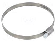 Worm gear clamp; W: 9mm; Clamping: 80÷100mm; D; W2; DIN 3017 MPC INDUSTRIES
