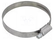 Worm gear clamp; W: 12mm; Clamping: 60÷80mm; DD; W2; DIN 3017 MPC INDUSTRIES