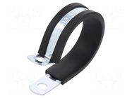 Fixing clamp; ØBundle : 34.9÷36.5mm; W: 13mm; steel; SL; W1 MPC INDUSTRIES