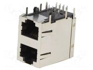 Connector: RJ45; socket; PIN: 8; Cat: 5; shielded; 8p8c ENCITECH