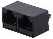 Connector: RJ45; socket; PIN: 8; Cat: 5; 8p8c; THT; angled ENCITECH