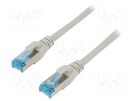 Patch cord; F/UTP; 5e; stranded; CCA; PVC; grey; 30m; 26AWG DIGITUS