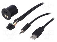 USB/AUX adapter; Iveco; Iveco Daily 2017-> PER.PIC.