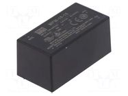 Converter: AC/DC; 15W; Uin: 80÷264VAC; 15VDC; Iout: 1A; OUT: 1; 87% MEAN WELL
