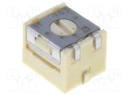 Potentiometer: mounting; single turn,vertical; 20kΩ; 250mW; SMD BOURNS