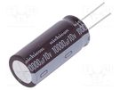 Capacitor: electrolytic; low ESR; THT; 10000uF; 10VDC; Ø18x40mm NICHICON
