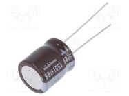 Capacitor: electrolytic; low ESR; THT; 68uF; 100VDC; Ø12.5x15mm NICHICON