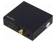 Splitter; HDCP; Input: HDMI socket; black LOGILINK