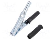 Crocodile clip; 200A; Grip capac: max.35mm; Overall len: 190mm AXIOMET