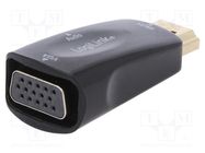 Converter; HDCP 1.0,HDCP 1.1,HDCP 1.2,HDMI 1.3; black LOGILINK