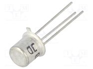 Transistor: PNP; bipolar; 45V; 0.2A; 0.3/0.75W; TO18; 10dB CDIL