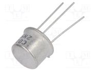 Transistor: PNP; bipolar; 300V; 1A; 1/10W; TO39 CDIL