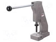 Tool: punching tool; ESD; constant pressure on the press stud ELME
