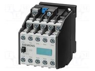 Contactor: 10-pole; NO x10; 24VAC; 10A; for DIN rail mounting SIEMENS