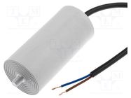 Capacitor: motors, run; 10uF; 425VAC; Ø36x58mm; -25÷85°C; ±5% DUCATI ENERGIA