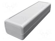 Enclosure: with panel; 1593; X: 36mm; Y: 114mm; Z: 26mm; ABS; black HAMMOND