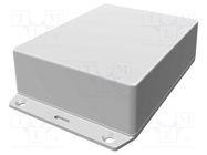 Enclosure: multipurpose; X: 94mm; Y: 121mm; Z: 38mm; 1591XX; ABS; grey HAMMOND