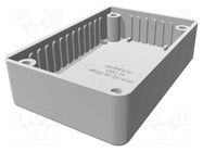 Enclosure: multipurpose; X: 56mm; Y: 85mm; Z: 25mm; 1591S; ABS; grey HAMMOND