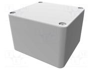 Enclosure: multipurpose; X: 75mm; Y: 80mm; Z: 55mm; 1590ZGRP; grey HAMMOND