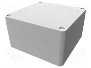 Enclosure: multipurpose; X: 160mm; Y: 160mm; Z: 90mm; 1590Z; natural HAMMOND