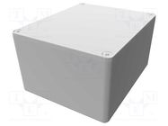 Enclosure: multipurpose; X: 100mm; Y: 120mm; Z: 64mm; 1590W; natural HAMMOND