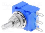 Potentiometer: shaft; single turn; 100kΩ; ±20%; 500mW; linear; IP64 BOURNS