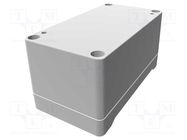 Enclosure: multipurpose; X: 65mm; Y: 120mm; Z: 60mm; 1555; grey HAMMOND