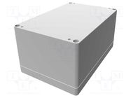 Enclosure: multipurpose; X: 120mm; Y: 180mm; Z: 90mm; 1554; grey; IP66 HAMMOND