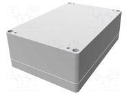 Enclosure: multipurpose; X: 120mm; Y: 180mm; Z: 90mm; 1554; grey; IP66 HAMMOND