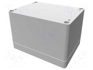 Enclosure: multipurpose; X: 90mm; Y: 120mm; Z: 80mm; 1554; grey HAMMOND