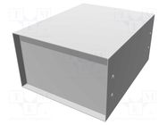 Enclosure: with panel; vented; 1458; X: 203mm; Y: 254mm; Z: 127mm HAMMOND