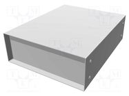 Enclosure: with panel; 1458; X: 203mm; Y: 254mm; Z: 76mm; steel sheet HAMMOND