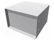 Enclosure: with panel; 1458; X: 152mm; Y: 152mm; Z: 102mm; steel HAMMOND
