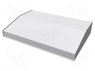 Enclosure: desktop; 1456; X: 432mm; Y: 287mm; Z: 76mm; aluminium; blue HAMMOND