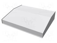 Enclosure: desktop; 1456; X: 356mm; Y: 287mm; Z: 76mm; aluminium; blue HAMMOND